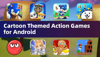 Jogos de ação com tema cartoon para Android
