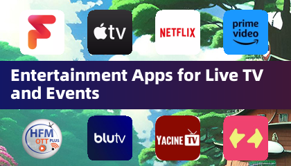 Aplicativos de Entretenimento para TV ao Vivo e Eventos