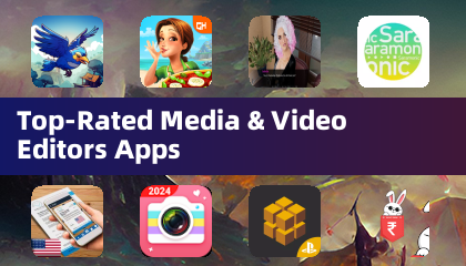 Aplicativos de edição de mídia e vídeo mais bem avaliados