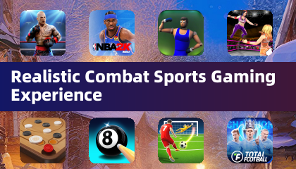 Experiência realista de jogos de esportes de combate