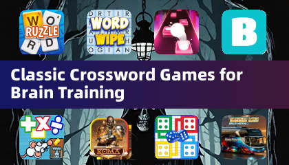 Jogos Clássicos de Palavras Cruzadas para Treinamento Mental
