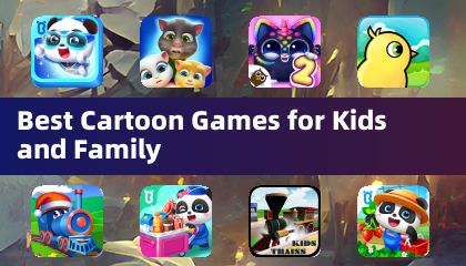 Melhores Jogos em Desenho Animado para Crianças e Família