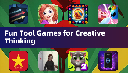 Jogos divertidos com ferramentas para pensamento criativo