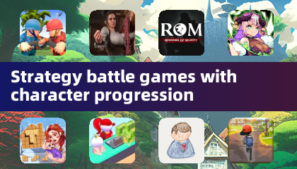 Jogos de batalha estratégica com progressão de personagens